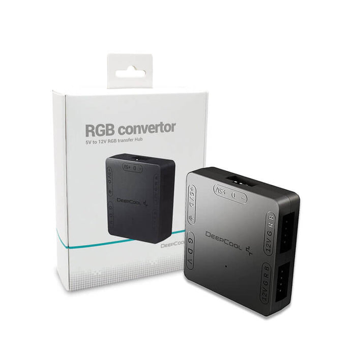 DeepCool RGB Convertor 5V 3 Pin to 12V 4 Pin RGB Transfer Hub - Paksell.pk