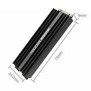 Aluminum Heatsink for NVME NGFF M.2 2280 SSD Cooler - Paksell.pk