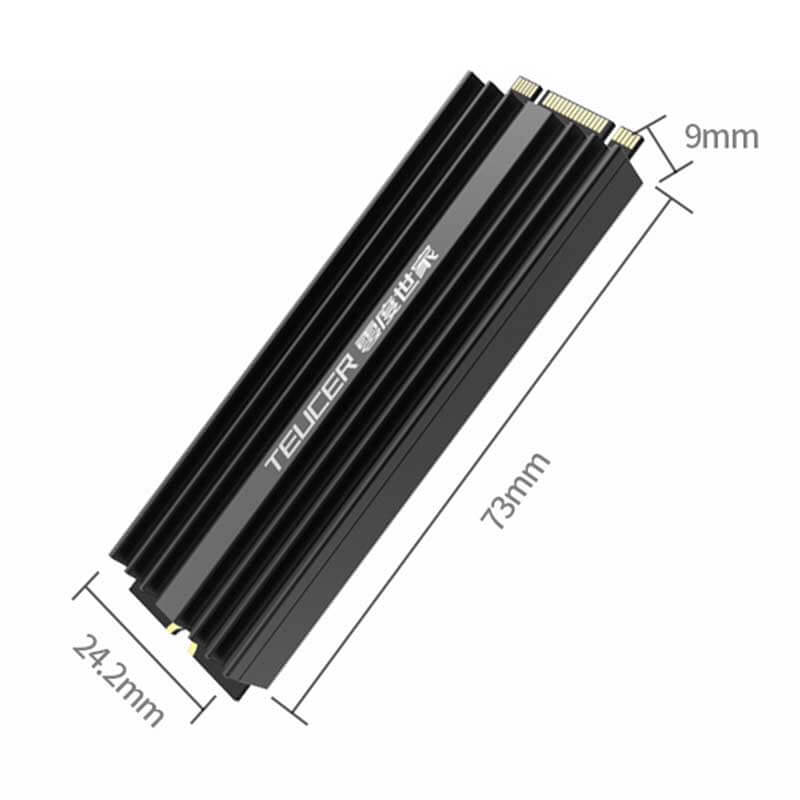 Aluminum Heatsink for NVME NGFF M.2 2280 SSD Cooler - Paksell.pk