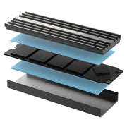 Aluminum Heatsink for NVME NGFF M.2 2280 SSD Cooler - Paksell.pk