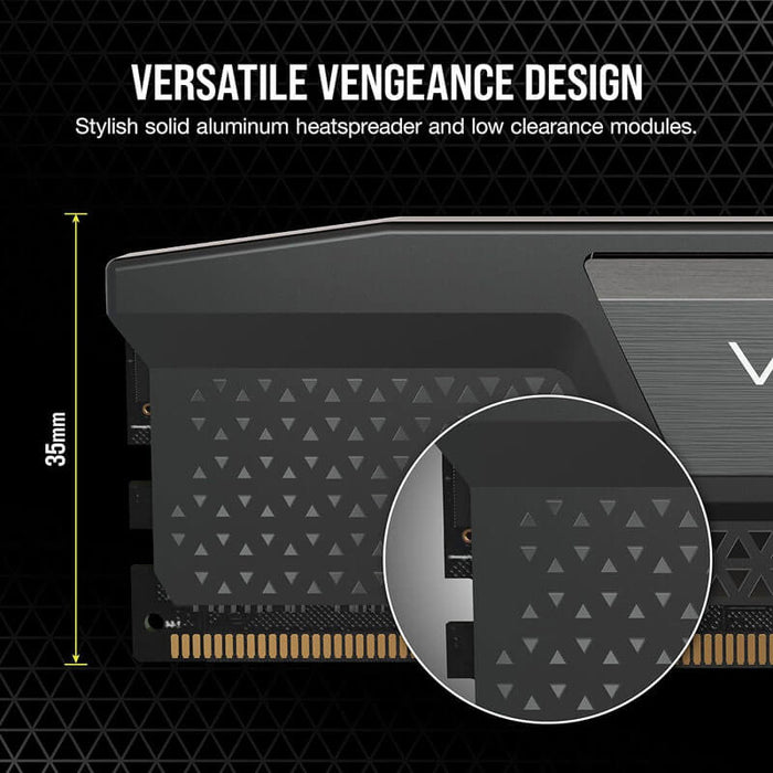Corsair Vengeance DDR5 RAM 32GB (2x16GB) 6000MHz CL36 – Black - Paksell.pk