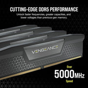 Corsair Vengeance DDR5 RAM 32GB (2x16GB) 6000MHz CL36 – Black - Paksell.pk