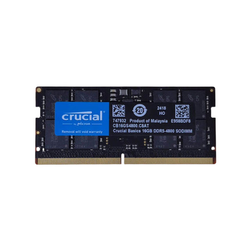 Crucial 16GB DDR5 RAM 4800MHz For Laptop - Used - Paksell.pk