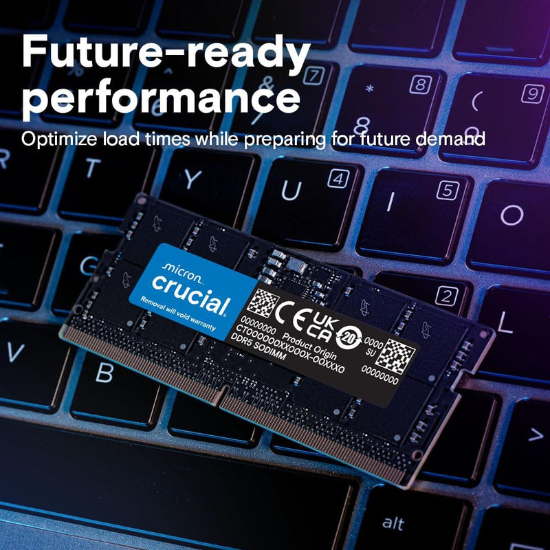 Crucial 16GB DDR5 RAM 4800MHz For Laptop - Used - Paksell.pk