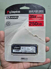 Kingston A2000 250GB NVMe SSD For laptop PC - Used - Paksell.pk