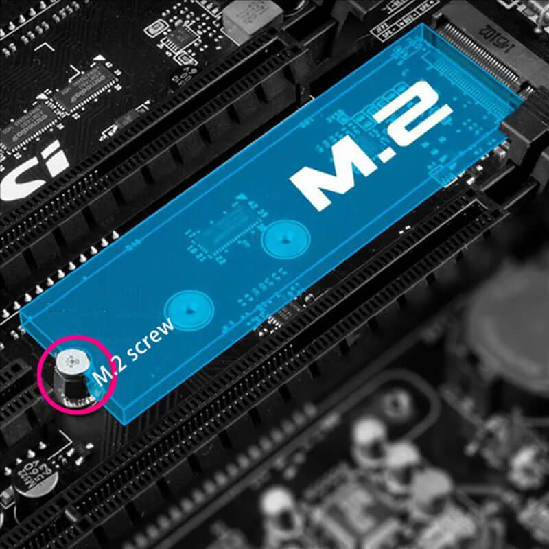 M.2 Screw Kit, NVMe SSD StandOff with screw for motherboards - Paksell.pk