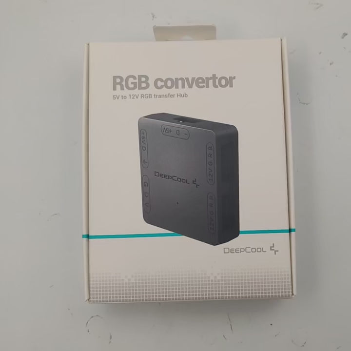 How to install DeepCool RGB Converter 5V to 12V Adapter