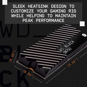 WD Black SN750 with Heatsink 1TB NVMe SSD for gaming pc - Paksell.pk