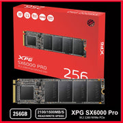 XPG SX6000 Pro 256GB NVMe PCIE SSD M.2 2280 Gaming SSD - Paksell.pk