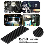 Aluminum Heatsink for NVME NGFF M.2 2280 SSD Cooler - Paksell.pk