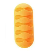 Cable Organizer desk Cable Management cord Holder wire organiser Yellow - PakSell