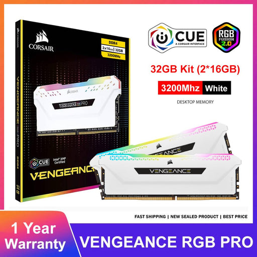 CORSAIR Vengeance RGB PRO 32GB 3200MHz - White