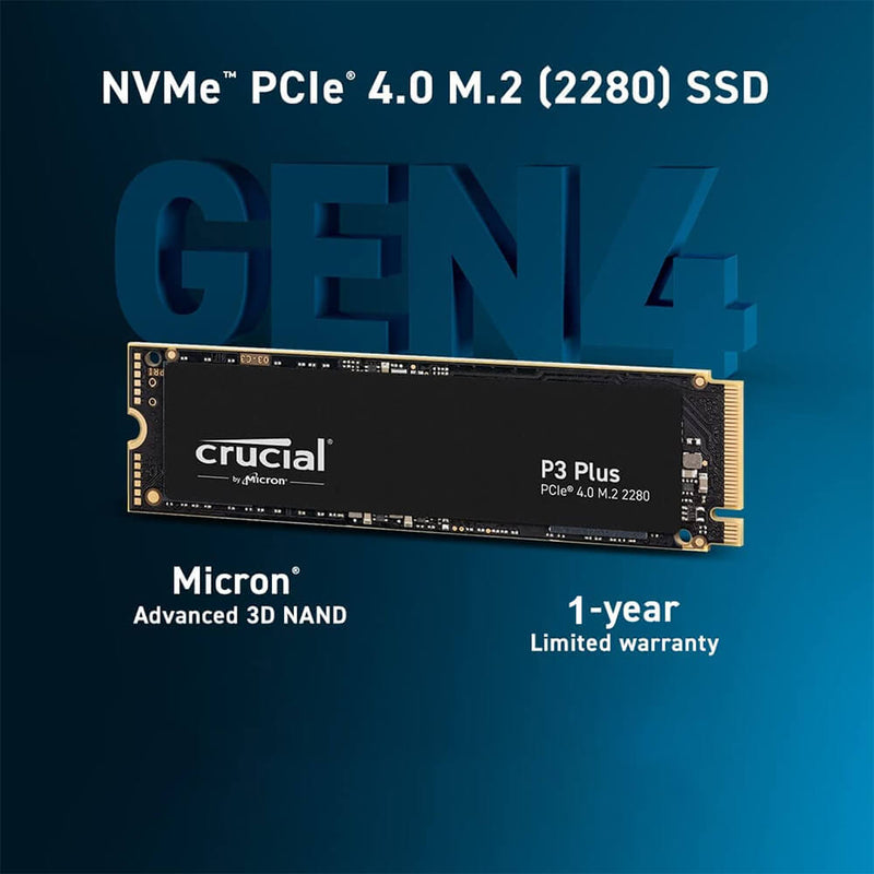 Crucial p3 plus nvme ssd price in pakistan paksell.pk