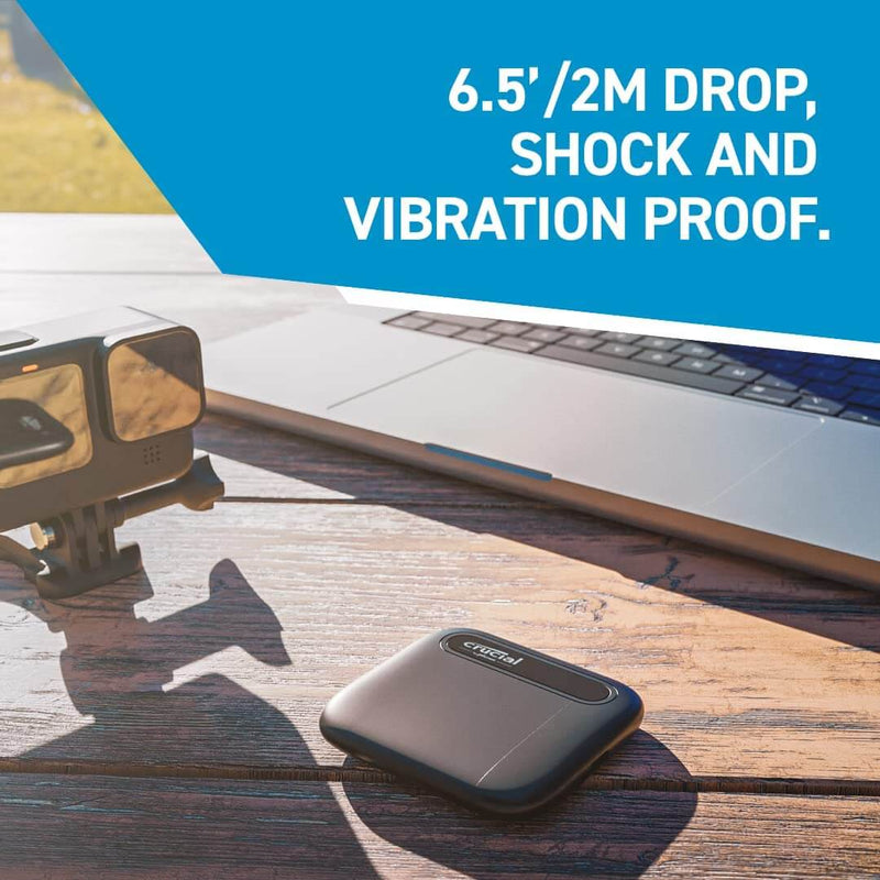 crucial x6 shock and vibration proof