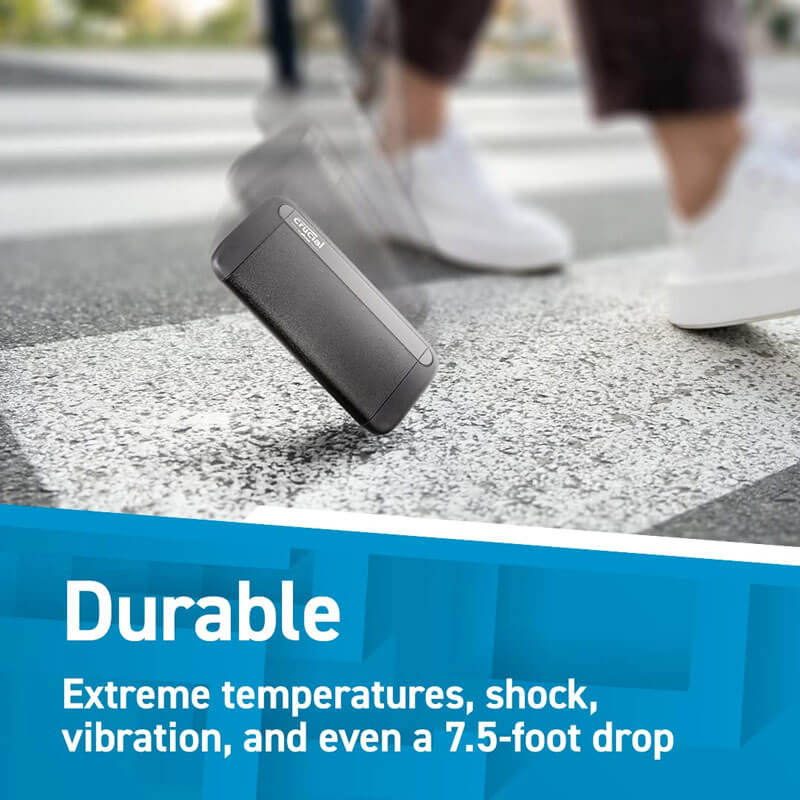 Crucial X8 1TB Portable SSD External SSD Speed 1050MB/s - Paksell.pk