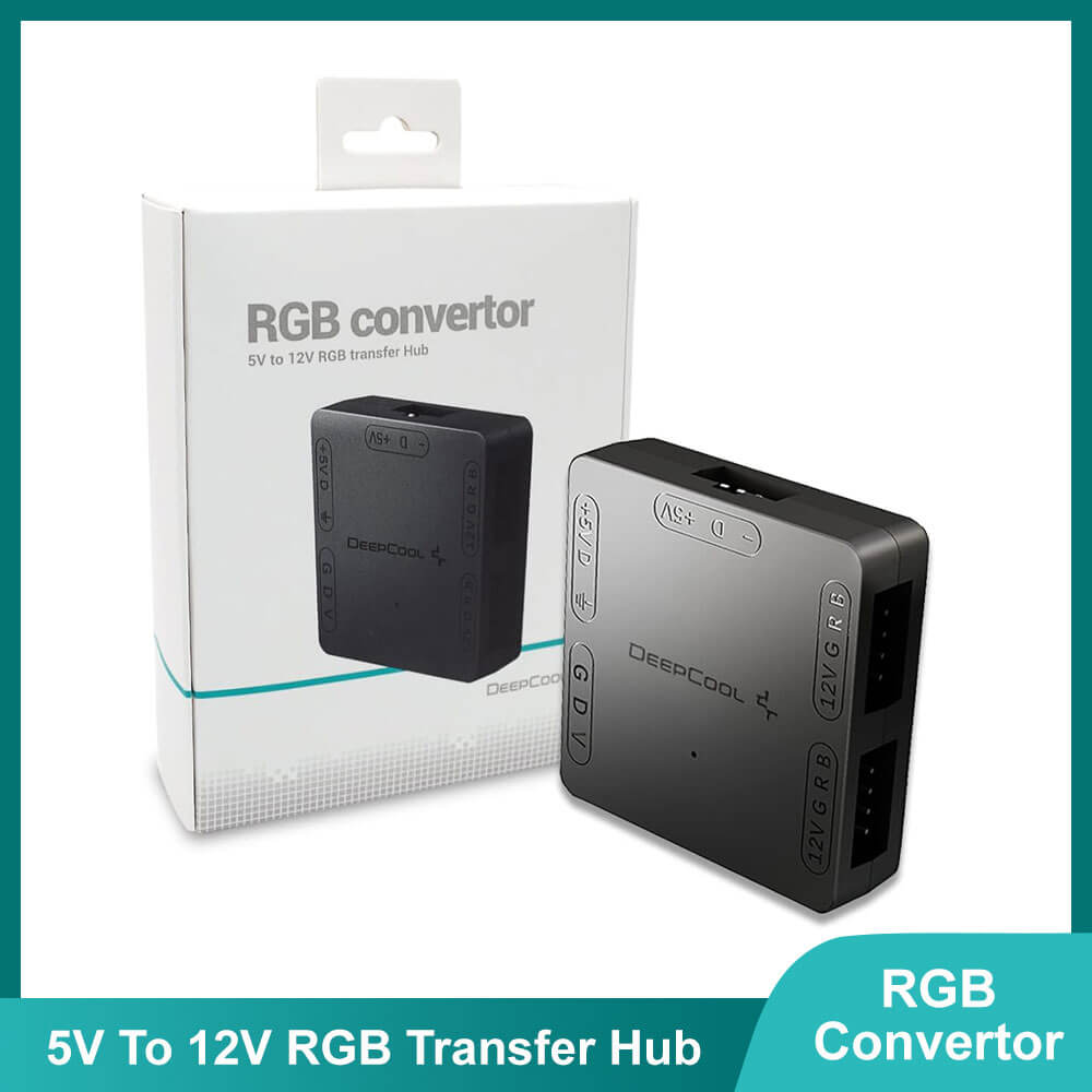 DeepCool RGB Convertor 5V to 12V RGB Transfer Hub in Pakistan — Paksell.pk
