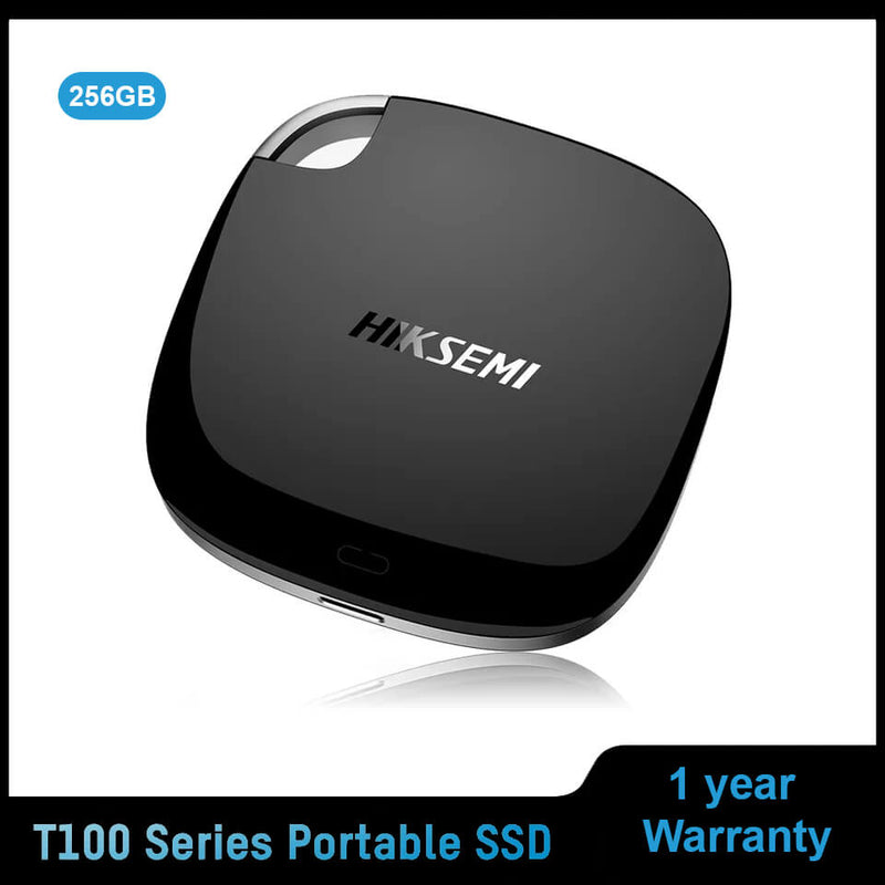 HikSemi 256GB External SSD T100 Portable ssd Speed up to 450MBs