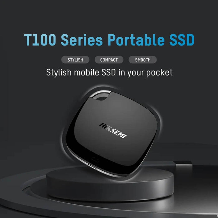 HikSemi 256GB External SSD T100 Portable ssd Speed up to 450MBs