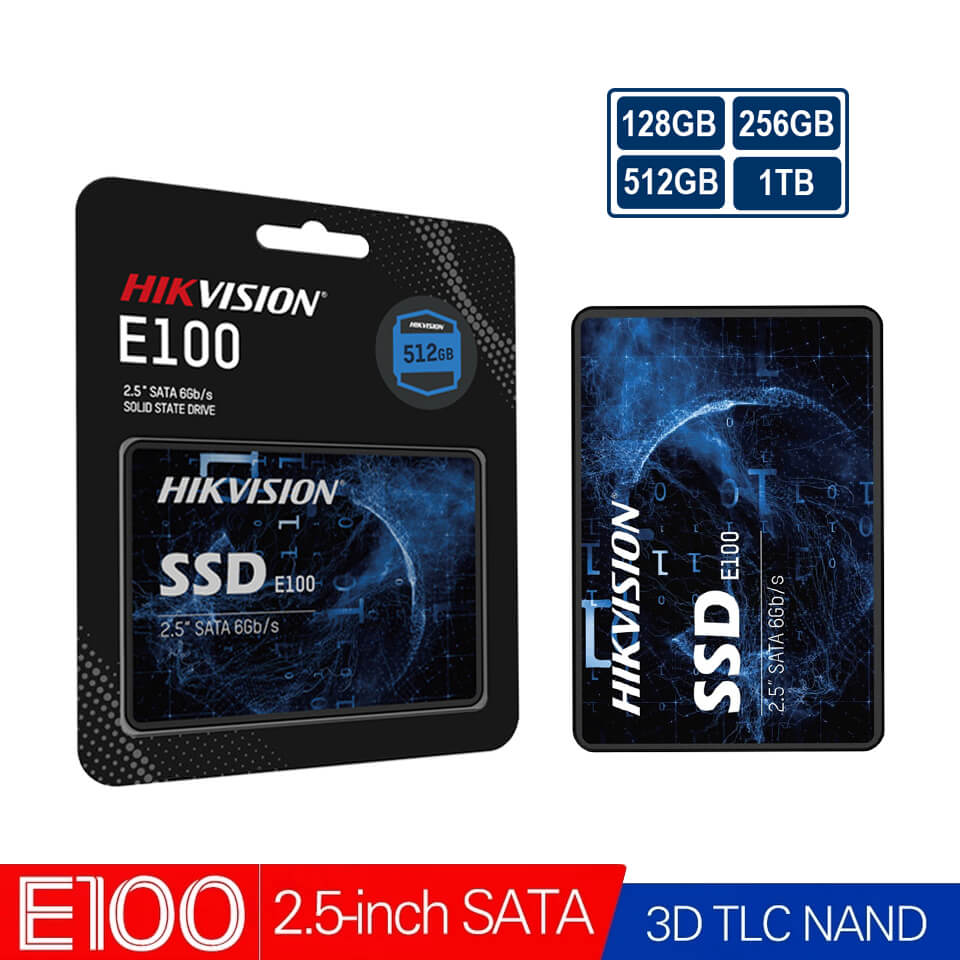 Hikvision E100 SSD 128GB 256GB 512GB 1TB for Laptop PC
