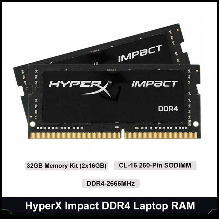 hyperx impmact 32gb ddr4 laptop ram price in pakistan