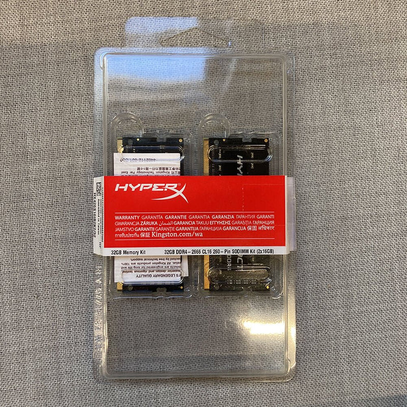 hyperx impact ddr4 ram 32gb 2666MHz cl16