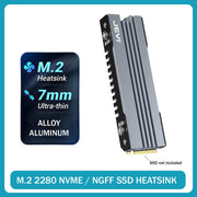 Jeyi M.2 SSD Heatsink, NVME NGFF Aluminum Cooler for PS5 PC - Paksell.pk