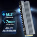 Jeyi M.2 SSD Heatsink, NVME NGFF Aluminum Cooler for PS5 PC - Paksell.pk