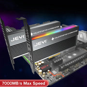 Jeyi VolleyStar PCIe To NVMe SSD Adapter With RGB Heatsink - Paksell.pk