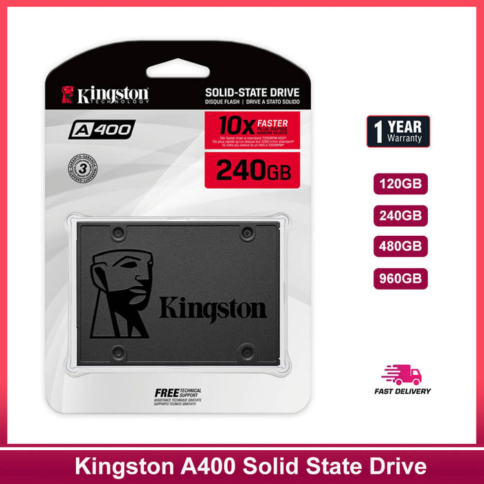 DISCO DURO SSD KINGSTON A400 240GB - 960GB