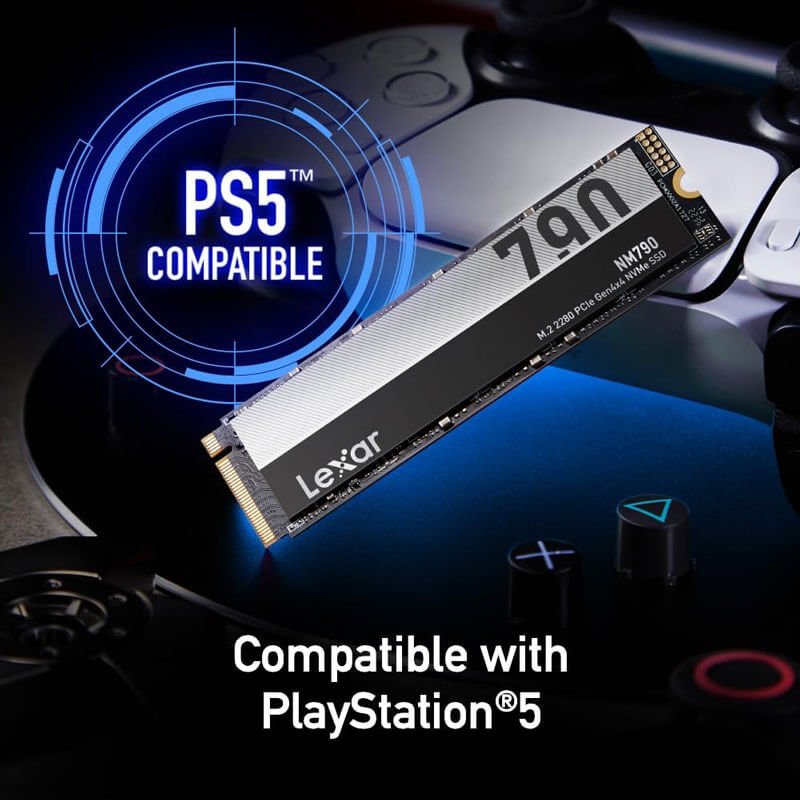 Lexar NM790 1TB 2TB PCIe Gen 4×4 NVMe SSD for Laptop PC PS5 - Paksell.pk