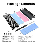 M.2 NVMe SSD Heatsink for PC PS5 Aluminum Heat Sink - Paksell.pk