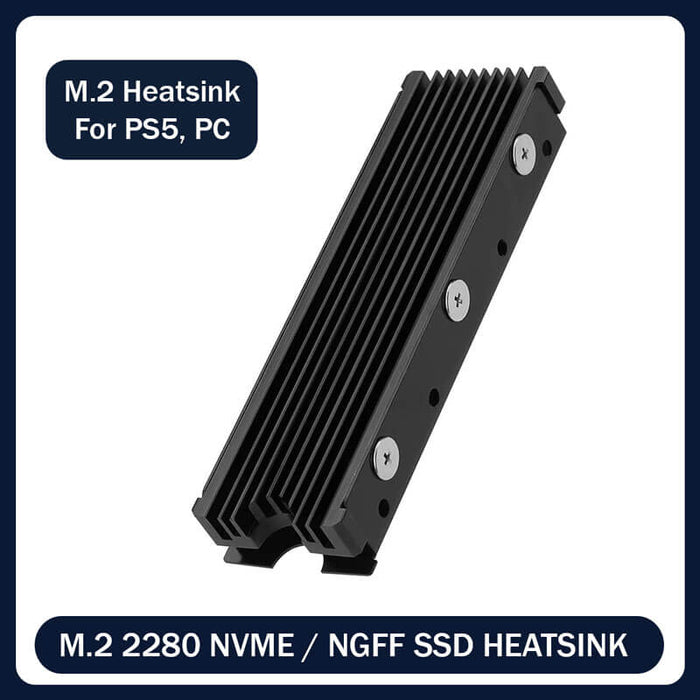 M.2 NVMe SSD Heatsink for PC PS5 Aluminum Heat Sink - Paksell.pk