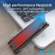 M.2 NVMe SSD Heatsink for PC PS5 Aluminum Heat Sink - Paksell.pk