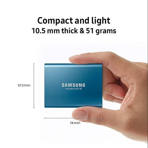 Samsung T5 Portable SSD 500GB USB3.1 Type-C External SSD