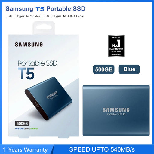 Samsung T5 Portable SSD - USB 3.1 – SSD Qatar
