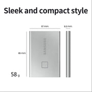 samsung t7 touch dimensions