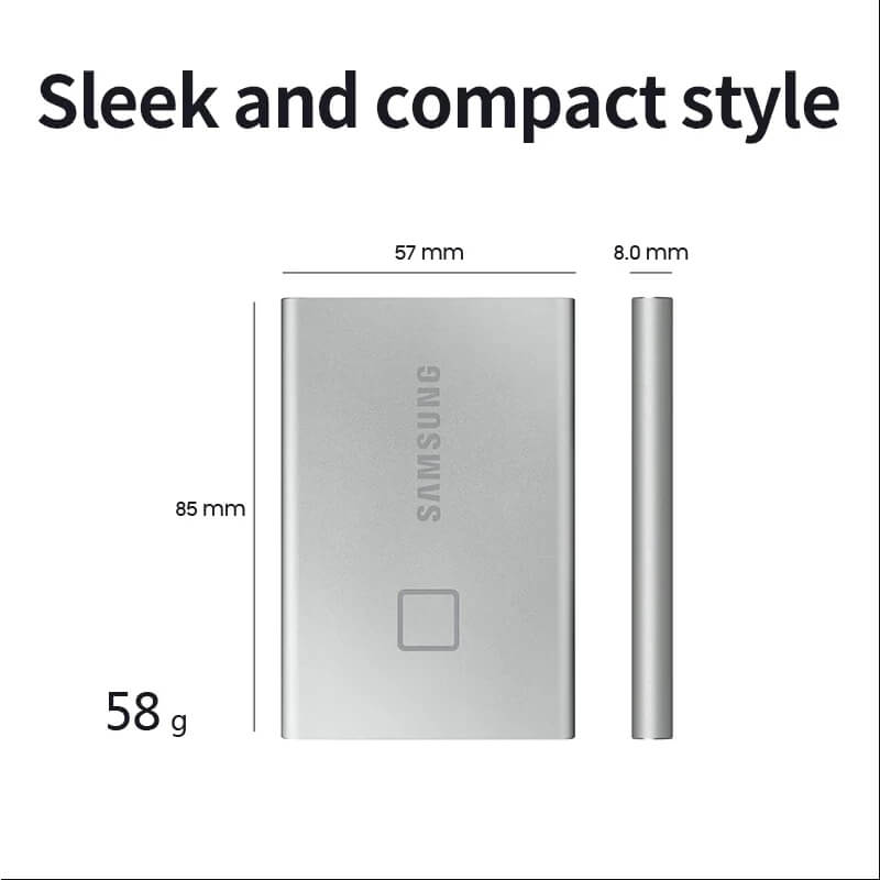 samsung t7 touch dimensions