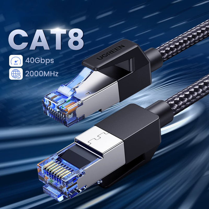 UGREEN Cat 8 Ethernet Cable Cat8 RJ45 Network LAN Cord High Speed