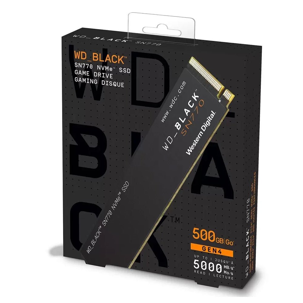 WD Black 500GB SSD SN770 NVMe Internal Gaming SSD — Paksell.pk
