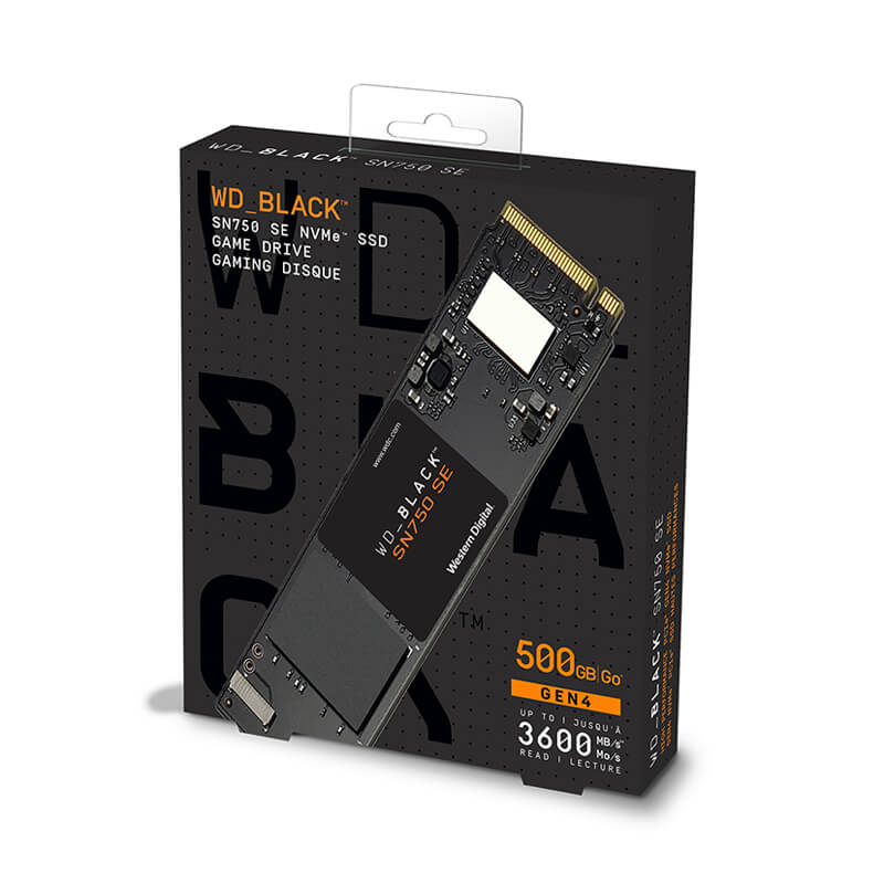 WD Black SN750 SE NVMe SSD 500GB 1TB for laptop gaming pc - PakSell