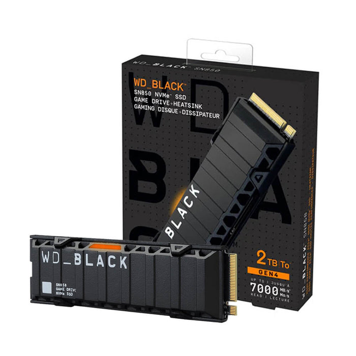 WD Black SN850 with Heatsink 2TB 1TB SSD for PS5 in Pakistan —