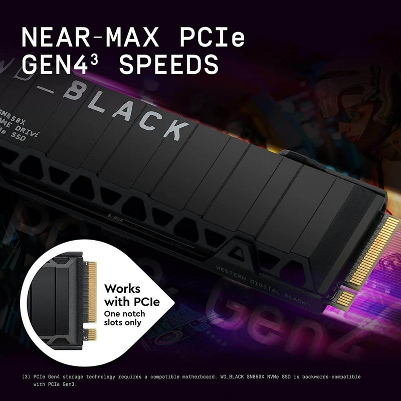 nvme ssd wd black sn850x