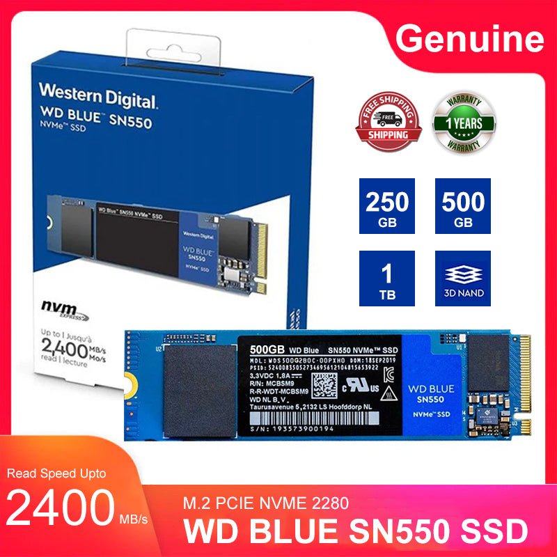 WD blue sn550 nvme ssd