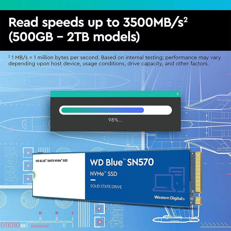 WD  blue sn570 1tb ssd price in pakistan