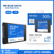 wd blue sa510 500gb 1tb ssd sata 